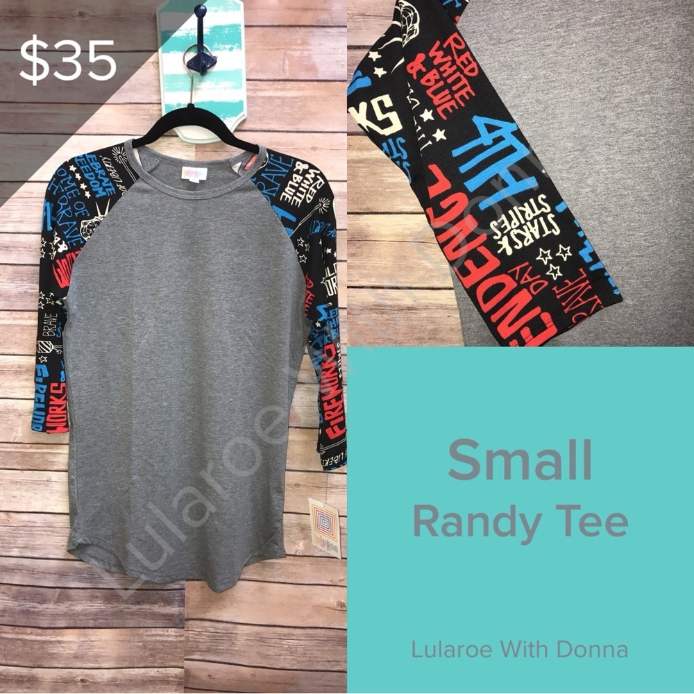 LuLaRoe Randy Size Small | Americana -4th of July Randy | NWT